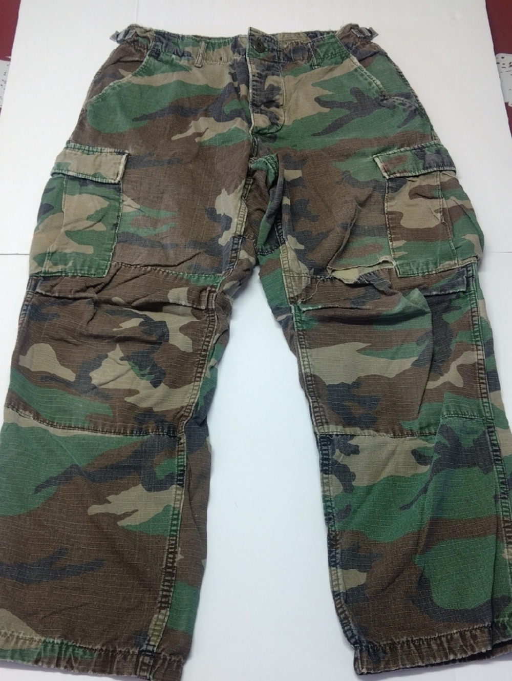 Men's Camouflage Cargo Pants - Green Camo